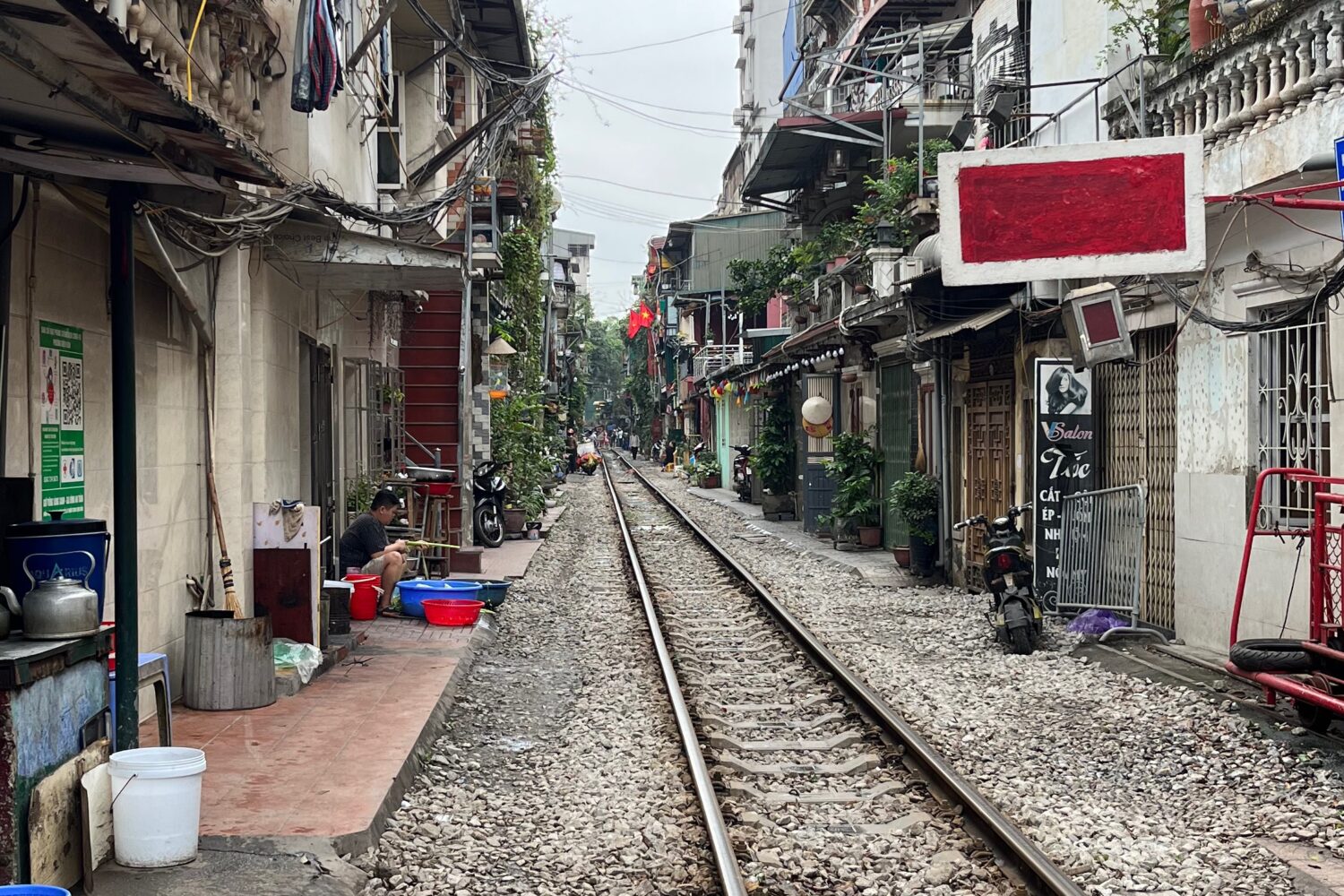 Koleje v Hanoji, Severní Vietnam