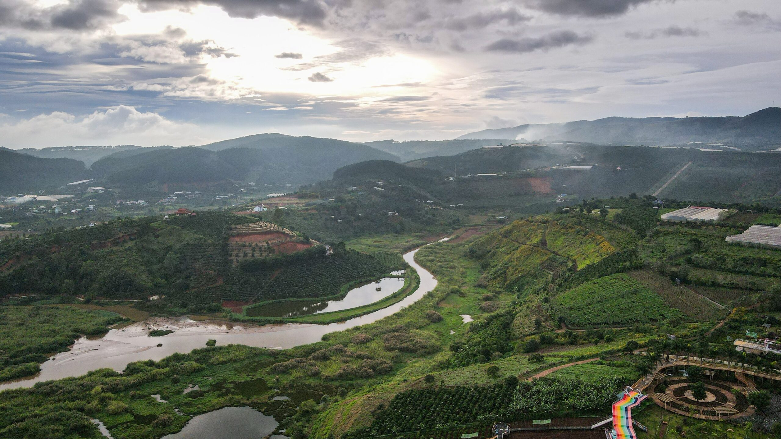 Kávové plantáže, Da Lat, Jižní Vietnam