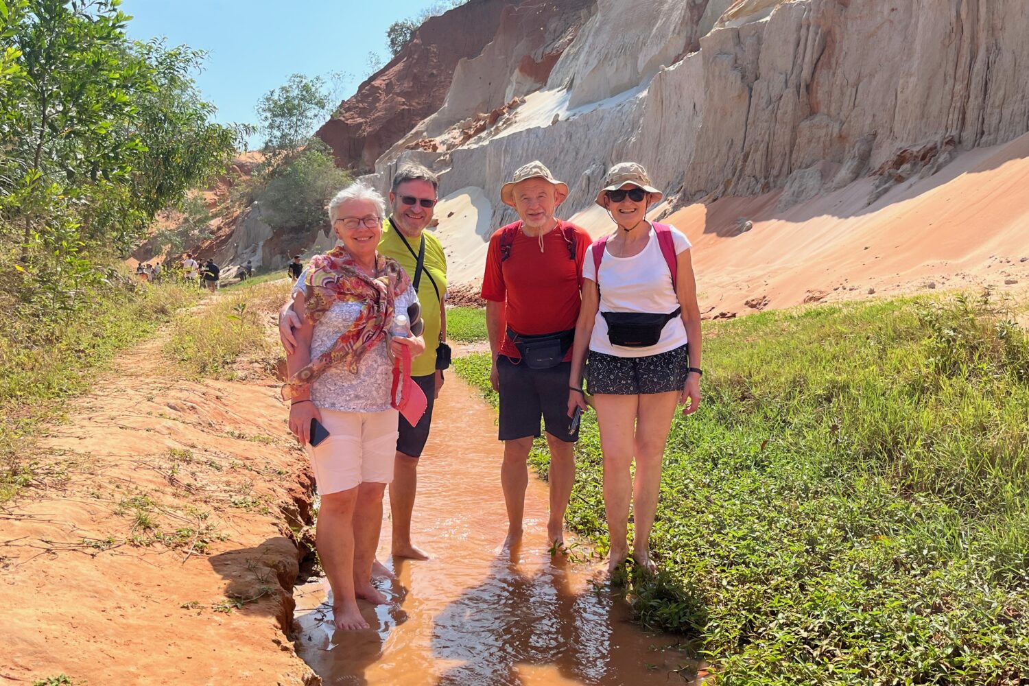 Pohádková říčka (Fairy Stream), Mui Ne, jižní Vietnam.