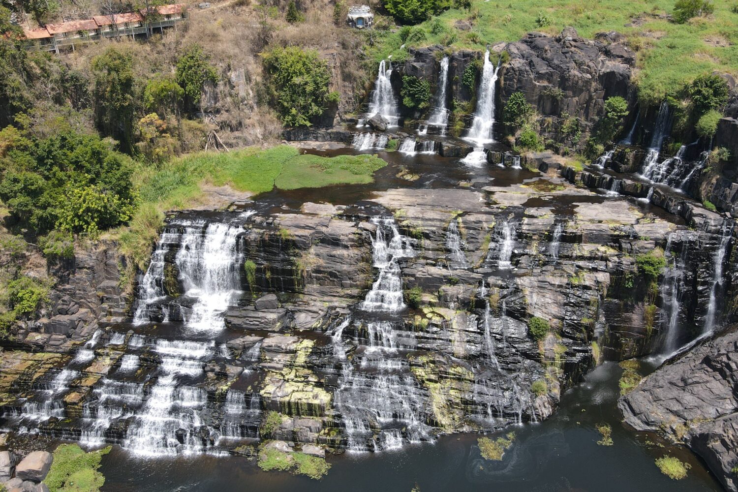 Vodopád Pongour, Da Lat, jižní Vietnam